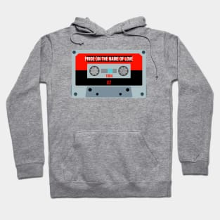 In The Name Of Love Classic Retro Cassette Hoodie